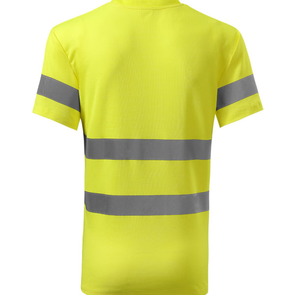 Żółta koszulka odblaskowa Protect - tył