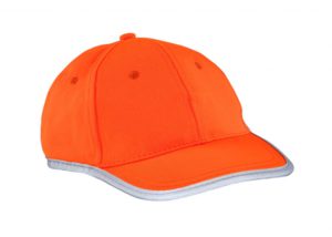 Pomarańczowa czapka odblaskowa dla dzieci