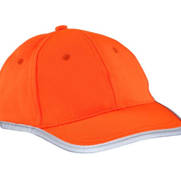 Pomarańczowa czapka odblaskowa dla dzieci