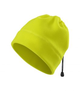 Żółta czapka polarowa 5V9 HV Practic