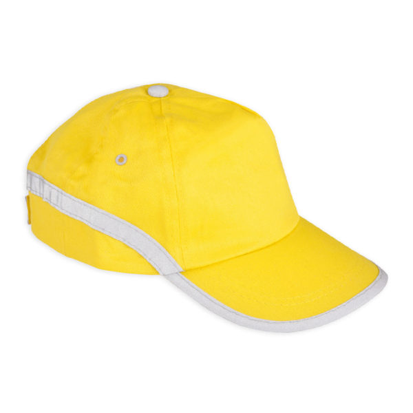Żółta czapka odblaskowa dla dorosłych