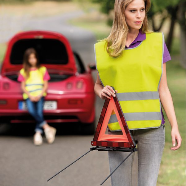 Żółta kamizelka odblaskowa Classic Safety Vest - zdjęcie sesja